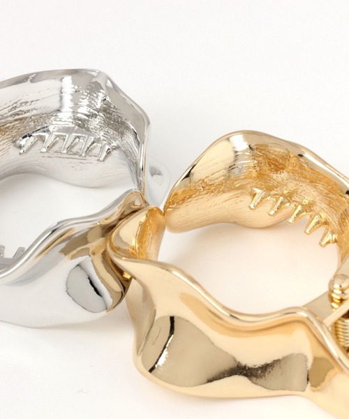 LOWRYS FARM(ローリーズファーム)の「サークルバンス 190726(バレッタ/ヘアクリップ・レディース・シルバー/ゴールド/キャメル/ベージュ・FREE)」の10枚目の写真