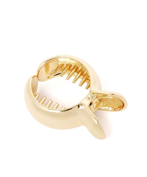 LOWRYS FARM(ローリーズファーム)の「サークルバンス 190726(バレッタ/ヘアクリップ・レディース・シルバー/ゴールド/キャメル/ベージュ・FREE)」の5枚目の写真