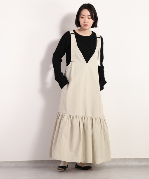 cepo（セポ）の「モコモコシャギーリブニット（ニット/セーター・レディース・グリーン/オフホワイト/ブラック・FREE）」の18枚目の写真