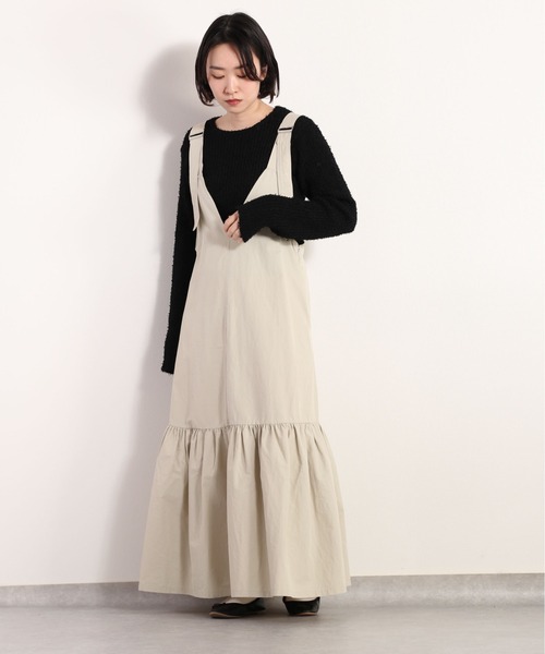 cepo（セポ）の「モコモコシャギーリブニット（ニット/セーター・レディース・グリーン/オフホワイト/ブラック・FREE）」の20枚目の写真