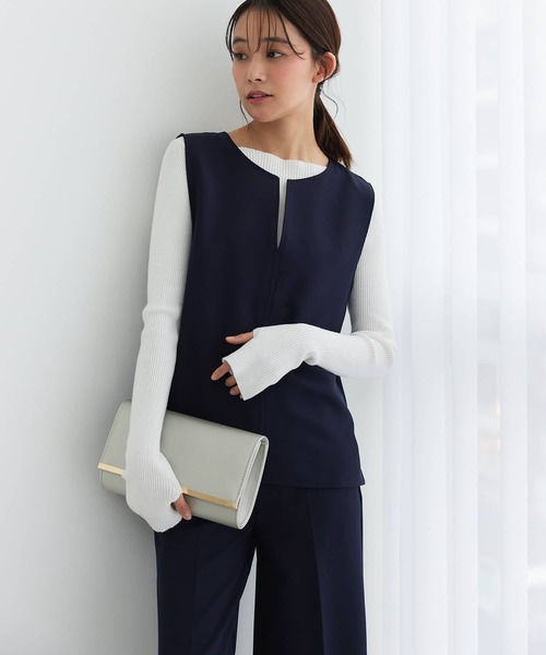 Edit Sheen（エディットシーン）の「ゴールドラインプレートパーティークラッチ（クラッチバッグ・レディース・ゴールド/シルバー/ブラック・FREE）」の4枚目の写真