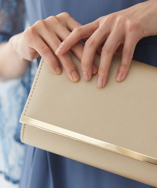 Edit Sheen（エディットシーン）の「ゴールドラインプレートパーティークラッチ（クラッチバッグ・レディース・ゴールド/シルバー/ブラック・FREE）」の14枚目の写真