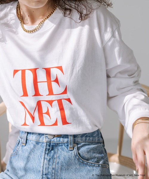 mystic（ミスティック）の「THE MET ロングTシャツ（Tシャツ/カットソー・レディース・ブラック/グレー/オフホワイト・FREE）」の2枚目の写真