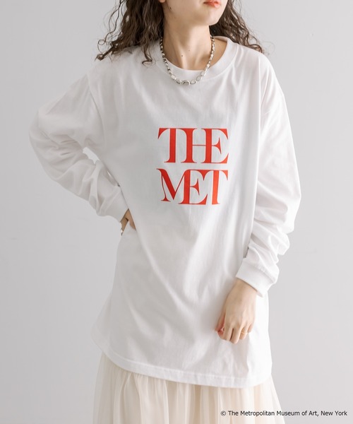 MYSTICAL & TANGLED ORB SQUIGGLE 長袖Tシャツ THE MET ロングTシャツ(Tシャツ/カットソー)|mystic