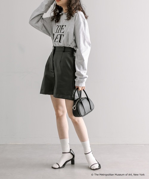 mystic（ミスティック）の「THE MET ロングTシャツ（Tシャツ/カットソー・レディース・ブラック/グレー/オフホワイト・FREE）」の17枚目の写真