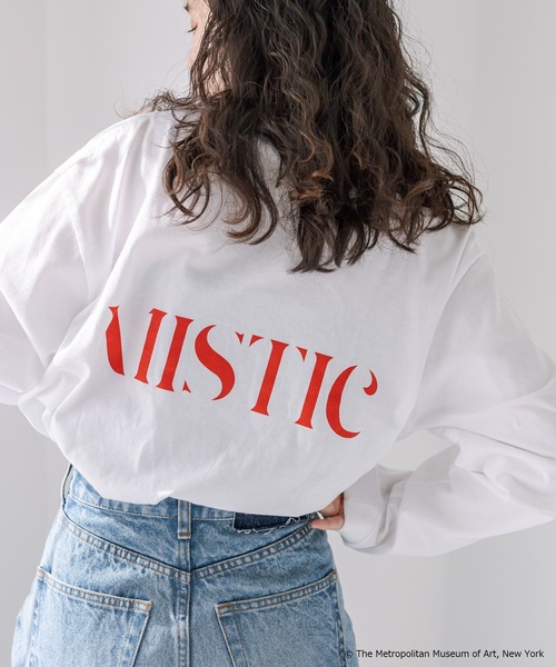 mystic（ミスティック）の「THE MET ロングTシャツ（Tシャツ/カットソー・レディース・ブラック/グレー/オフホワイト・FREE）」の12枚目の写真