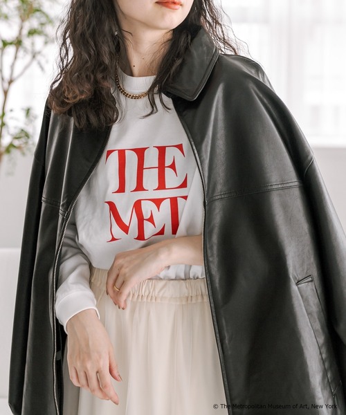 mystic（ミスティック）の「THE MET ロングTシャツ（Tシャツ/カットソー・レディース・ブラック/グレー/オフホワイト・FREE）」の4枚目の写真