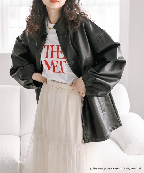 mystic（ミスティック）の「THE MET ロングTシャツ（Tシャツ/カットソー・レディース・ブラック/グレー/オフホワイト・FREE）」の16枚目の写真