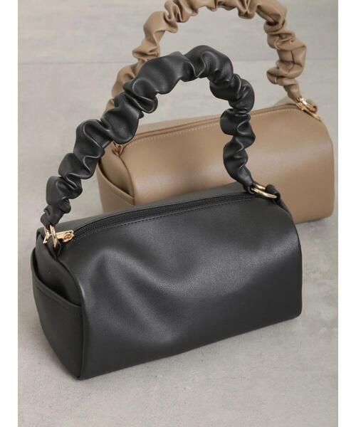 Te chichi（テチチ）の「ギャザーワンハンドルバッグ（ハンドバッグ・レディース・モカ/ブラック・ﾌﾘ-）」の3枚目の写真