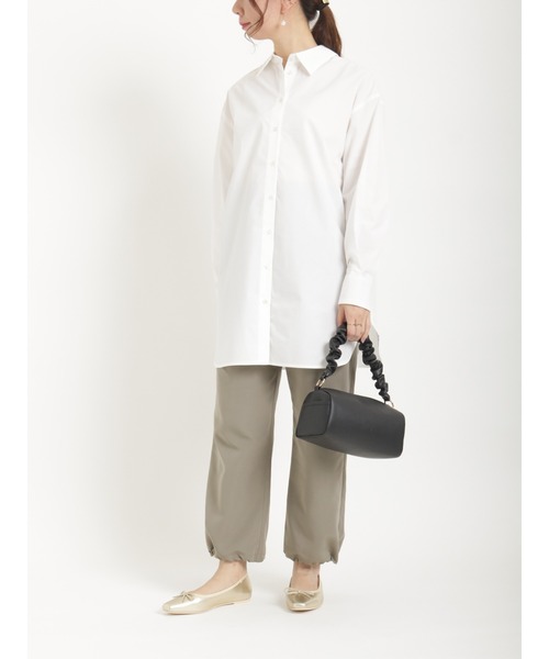 Te chichi（テチチ）の「ギャザーワンハンドルバッグ（ハンドバッグ・レディース・モカ/ブラック・ﾌﾘ-）」の4枚目の写真