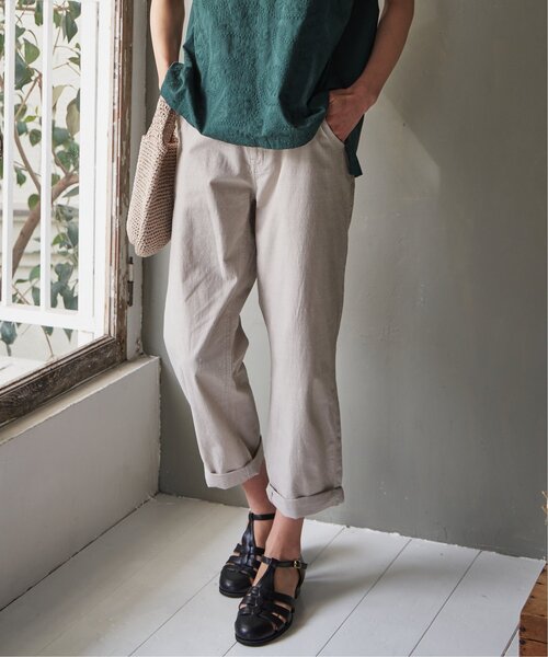 LBC（エルビーシー）の「※ZOZO限定※カラーテーパードパンツ（その他パンツ・レディース・オレンジ/パープル/ベージュ/ブラック/ダークオリーブ/ライトイエロー/ネイビー・S/M/L）」の13枚目の写真