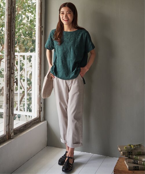 LBC（エルビーシー）の「※ZOZO限定※カラーテーパードパンツ（その他パンツ・レディース・オレンジ/パープル/ベージュ/ブラック/ダークオリーブ/ライトイエロー/ネイビー・S/M/L）」の16枚目の写真