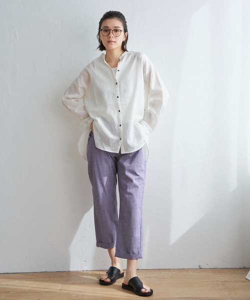 LBC（エルビーシー）の「※ZOZO限定※カラーテーパードパンツ（その他パンツ・レディース・オレンジ/パープル/ベージュ/ブラック/ダークオリーブ/ライトイエロー/ネイビー・S/M/L）」の22枚目の写真