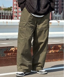 kutir | 【kutir5周年記念アイテム】ダブルニーアソートワイドカーゴパンツ(カーゴパンツ)