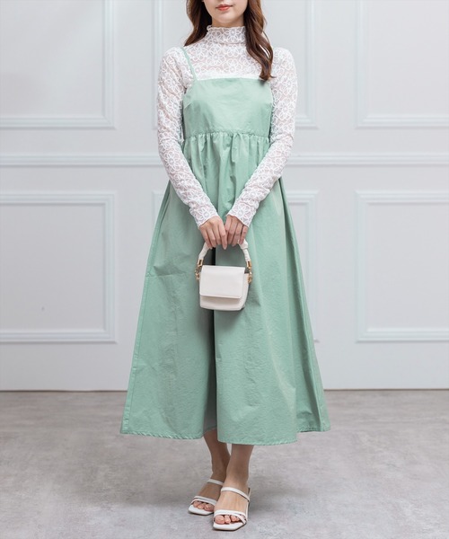 clear（クリア）の「レースインナー付きキャミワンピース（ワンピース・レディース・ブラック/ミント・F）」の20枚目の写真