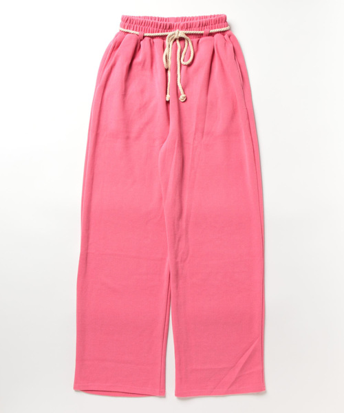 aimoha（アイモハ）の「スウェットワイドパンツ（スウェットパンツ・レディース・ダークグレー/ホワイト/スモークピンク/グレー/ブラック・LARGE/SMALL/MEDIUM/X-LARGE）」の10枚目の写真