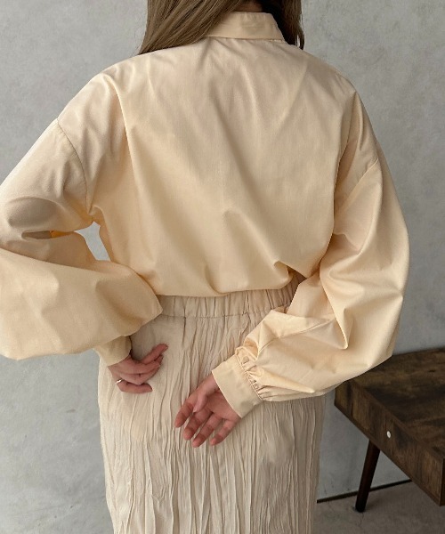 apres jour clair（アプレジュールクレア）の「【apres jour clair】ボウタイ付ブラウス【ZOZOTOWN限定アイテム】（シャツ/ブラウス・レディース・ライトグレー/オフホワイト/オレンジ系その他・X-LARGE/フリー）」の16枚目の写真
