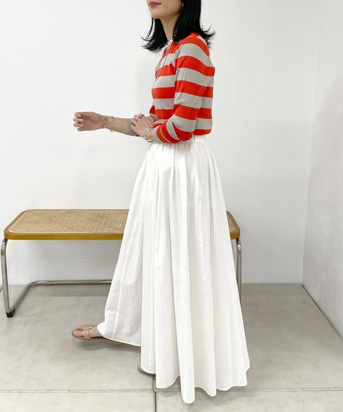 SHENERY（シーナリー）の「2WAYショートニット（ニット/セーター・レディース・オレンジ/ネイビー/ピンク/アイボリー・FREE）」の15枚目の写真