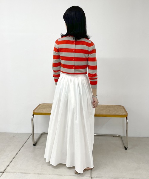 SHENERY（シーナリー）の「2WAYショートニット（ニット/セーター・レディース・オレンジ/ネイビー/ピンク/アイボリー・FREE）」の16枚目の写真