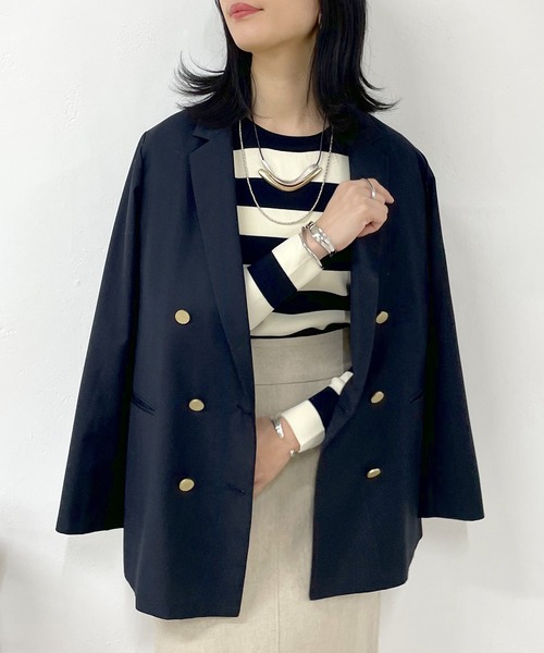 SHENERY（シーナリー）の「2WAYショートニット（ニット/セーター・レディース・オレンジ/ネイビー/ピンク/アイボリー・FREE）」の21枚目の写真