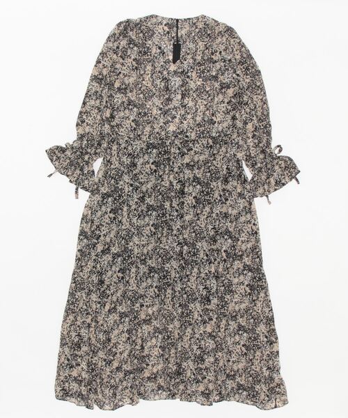 Primazel（プリマゼル）の「総柄ロングシフォンワンピース（ワンピース・レディース・ブラック系その他・M）」の11枚目の写真