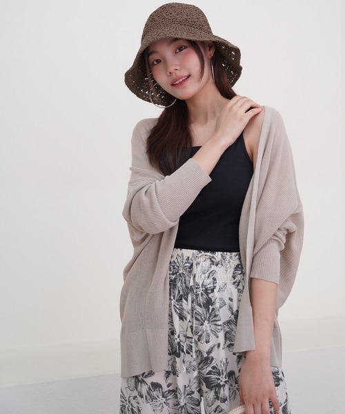coca(coca)(コカ)の「麦わら帽子(ハット・レディース・ブラウン/ベージュ・ONE SIZE)」の7枚目の写真