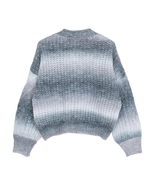 Figments（フィグメンツ）の「タイダイドロップショルダーカーディガン（カーディガン/ボレロ・レディース・ブラック/パープル・FREE）」の3枚目の写真