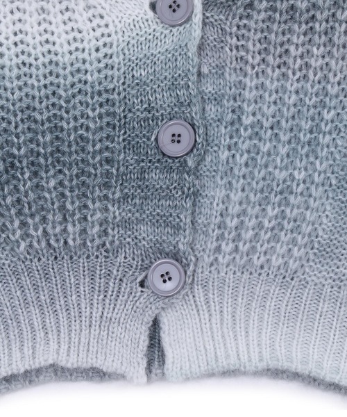 Figments（フィグメンツ）の「タイダイドロップショルダーカーディガン（カーディガン/ボレロ・レディース・ブラック/パープル・FREE）」の5枚目の写真