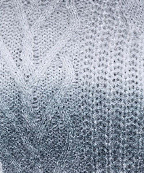 Figments（フィグメンツ）の「タイダイドロップショルダーカーディガン（カーディガン/ボレロ・レディース・ブラック/パープル・FREE）」の6枚目の写真