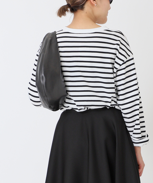 Deuxieme Classe（ドゥーズィエムクラス）の「*Couth ボーダー Tシャツ（Tシャツ/カットソー・レディース・ブラック・FREE）」の14枚目の写真