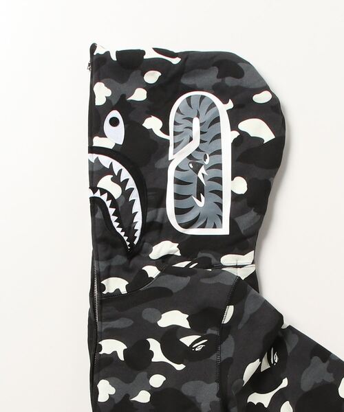 Sweat à Capuche Intégral A Bathing Ape (BAPE) - Shark 2008 Kyoto City Camo - Taille XXL Neuf Avec Étiquette