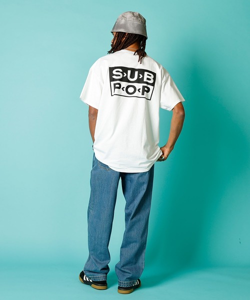 SUB POP（サブポップ）の「S/S PRINT TEE“LOSER” / ショートスリーブ プリント ティー "ルーザー”（Tシャツ/カットソー・メンズ・ホワイト/ブラック/ブラック系その他2・LARGE/MEDIUM/X-LARGE/SMALL）」の8枚目の写真
