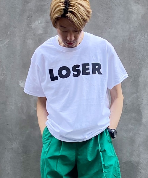 SUB POP（サブポップ）の「S/S PRINT TEE“LOSER” / ショートスリーブ プリント ティー "ルーザー”（Tシャツ/カットソー・メンズ・ホワイト/ブラック/ブラック系その他2・LARGE/MEDIUM/X-LARGE/SMALL）」の19枚目の写真
