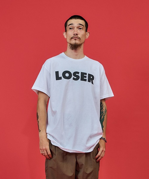 S/S PRINT TEE“LOSER” / ショートスリーブ プリント ティー 'ルーザー