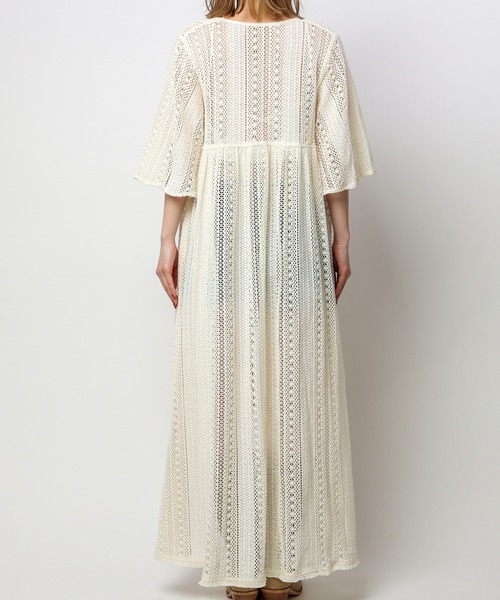 SPIRALGIRL(スパイラルガール)の「フリンジレースガウン(カーディガン/ボレロ・レディース・ブラウン/ホワイト・FREE)」の13枚目の写真