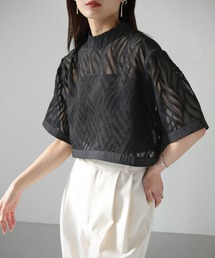 cheriella | 【cheriella】WEB限定リーフシアーショートトップス(シャツ/ブラウス)