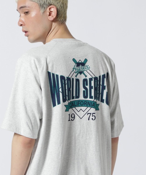 AVIREX（アヴィレックス）の「ワールドシリーズ Ｔシャツ / WORLD SERIES T-SHIRT / アヴィレックス / AVIREX（Tシャツ/カットソー・メンズ・グレー系その他3/ホワイト/ブラック・L/XL/2XL/M）」の3枚目の写真