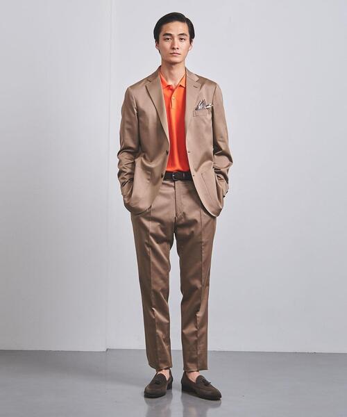 UNITED ARROWS（ユナイテッドアローズ）の「カノコ ポロシャツ COZY -ウォッシャブル-（ニット/セーター・メンズ・ダークブラウン/オレンジ/ネイビー・S/M/L/XL）」の10枚目の写真