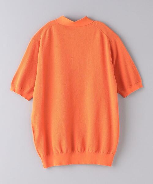 UNITED ARROWS（ユナイテッドアローズ）の「カノコ ポロシャツ COZY -ウォッシャブル-（ニット/セーター・メンズ・ダークブラウン/オレンジ/ネイビー・S/M/L/XL）」の18枚目の写真