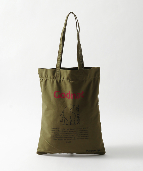 NORDISK(ノルディスク)の「【NORDISK / ノルディスク】TECHNICAL COTTON PILLOW TOTE BAG(トートバッグ・メンズ・カーキ/アイボリー・FREE)」の3枚目の写真