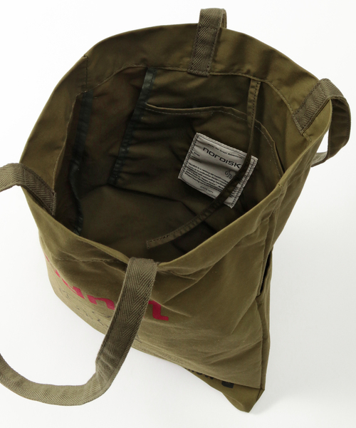 NORDISK(ノルディスク)の「【NORDISK / ノルディスク】TECHNICAL COTTON PILLOW TOTE BAG(トートバッグ・メンズ・カーキ/アイボリー・FREE)」の7枚目の写真