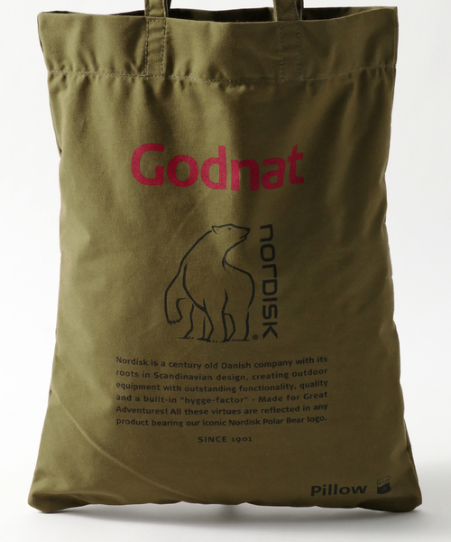 NORDISK(ノルディスク)の「【NORDISK / ノルディスク】TECHNICAL COTTON PILLOW TOTE BAG(トートバッグ・メンズ・カーキ/アイボリー・FREE)」の12枚目の写真