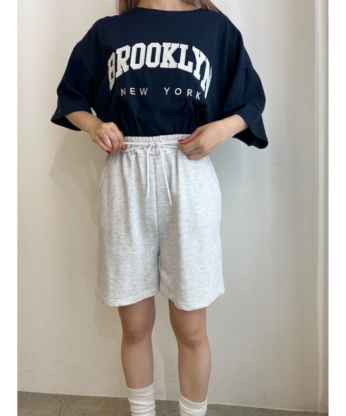 WC(ダブル シー)の「スウェットショートパンツ(スウェットパンツ・レディース・ブラック/グレー・FREE)」の9枚目の写真