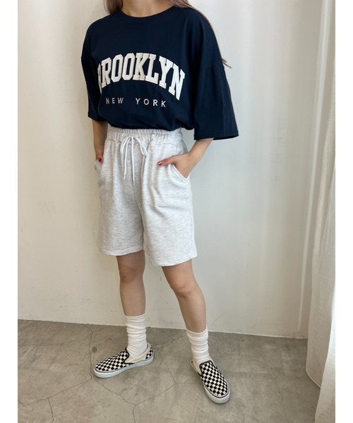 WC(ダブル シー)の「スウェットショートパンツ(スウェットパンツ・レディース・ブラック/グレー・FREE)」の3枚目の写真