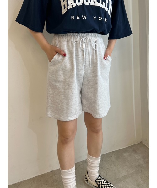 WC(ダブル シー)の「スウェットショートパンツ(スウェットパンツ・レディース・ブラック/グレー・FREE)」の7枚目の写真