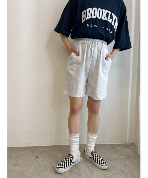 WC(ダブル シー)の「スウェットショートパンツ(スウェットパンツ・レディース・ブラック/グレー・FREE)」の14枚目の写真