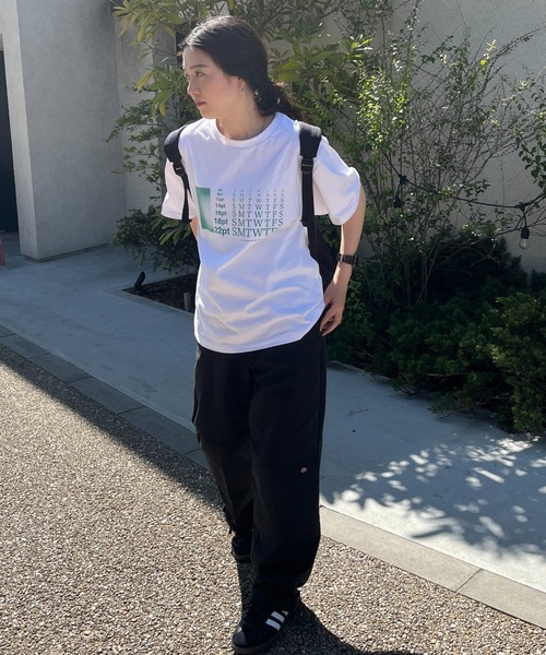 シングルステッチグラフィックプリントT（Tシャツ/カットソー