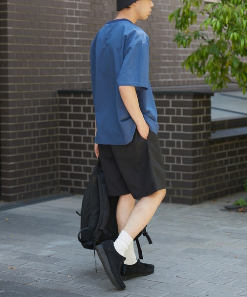 CIAOPANIC TYPY（チャオパニックティピー）の「ストレッチシアサッカークルーネックTee（スポーツグッズ・メンズ・ブルー/ブラウン/ダークネイビー・M/L）」の12枚目の写真