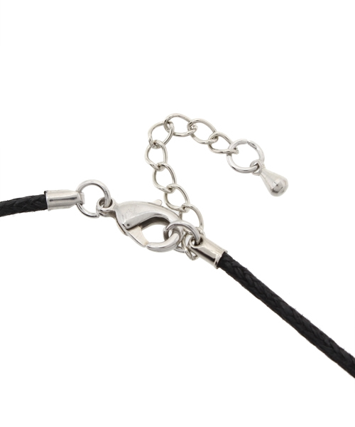 チャイハネ(チャイハネ)の「【チャイハネ】深海ブルー ほたる玉コットンコードネックレス チョーカー(ネックレス・レディース・ブラウン/ブラック/ホワイト/ターコイズブルー・FREE)」の7枚目の写真