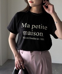 シンプルロゴプリントTシャツ